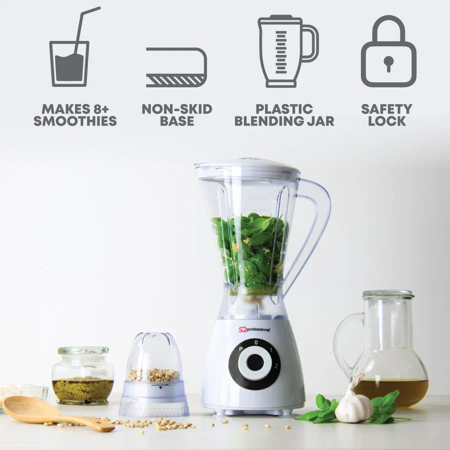 600W 2 in 1 Blender & Grinder - BLITZ SUPERBLEND - Black - 100g