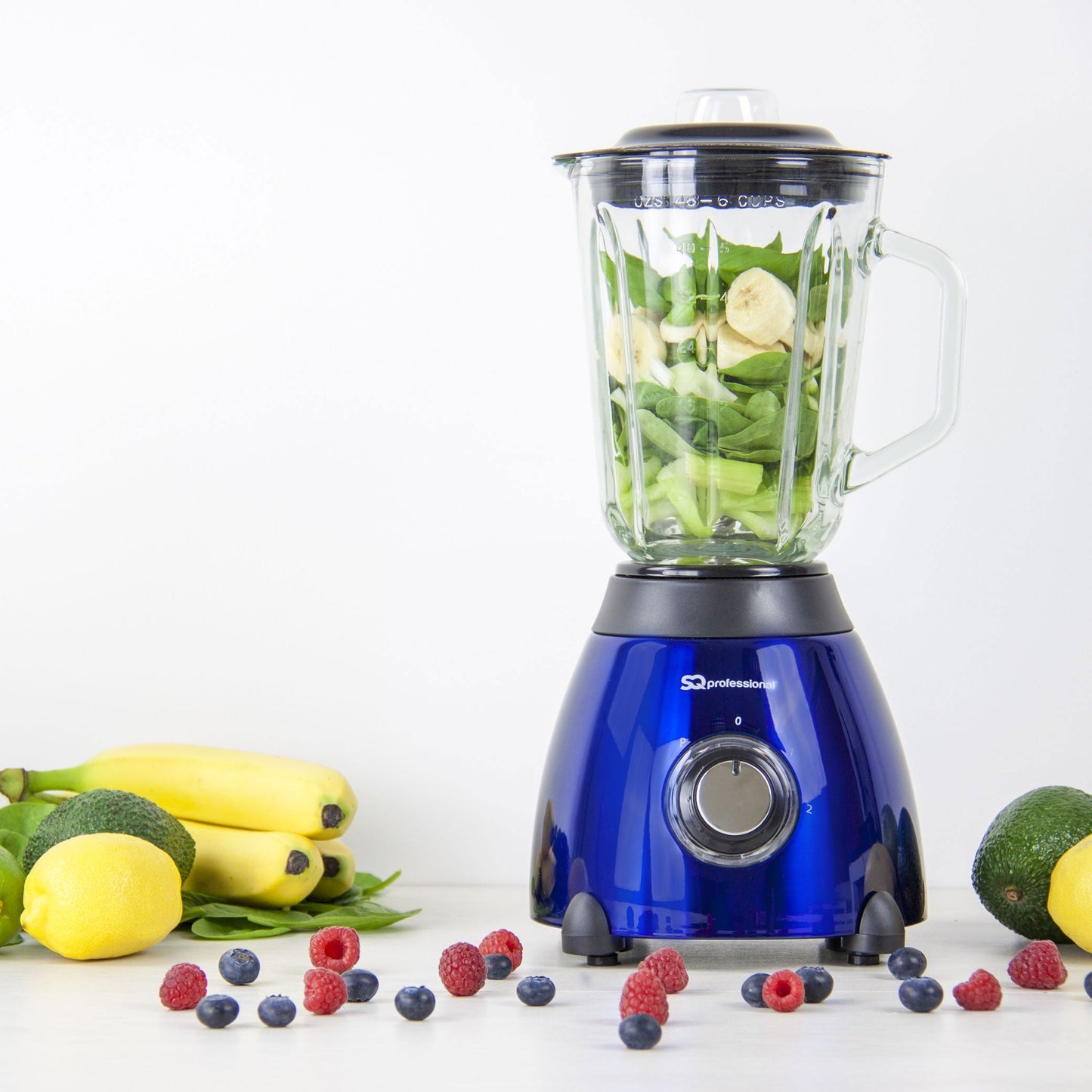 500W 2 in 1 Luminate Blender & Grinder - GEMS - Sapphire