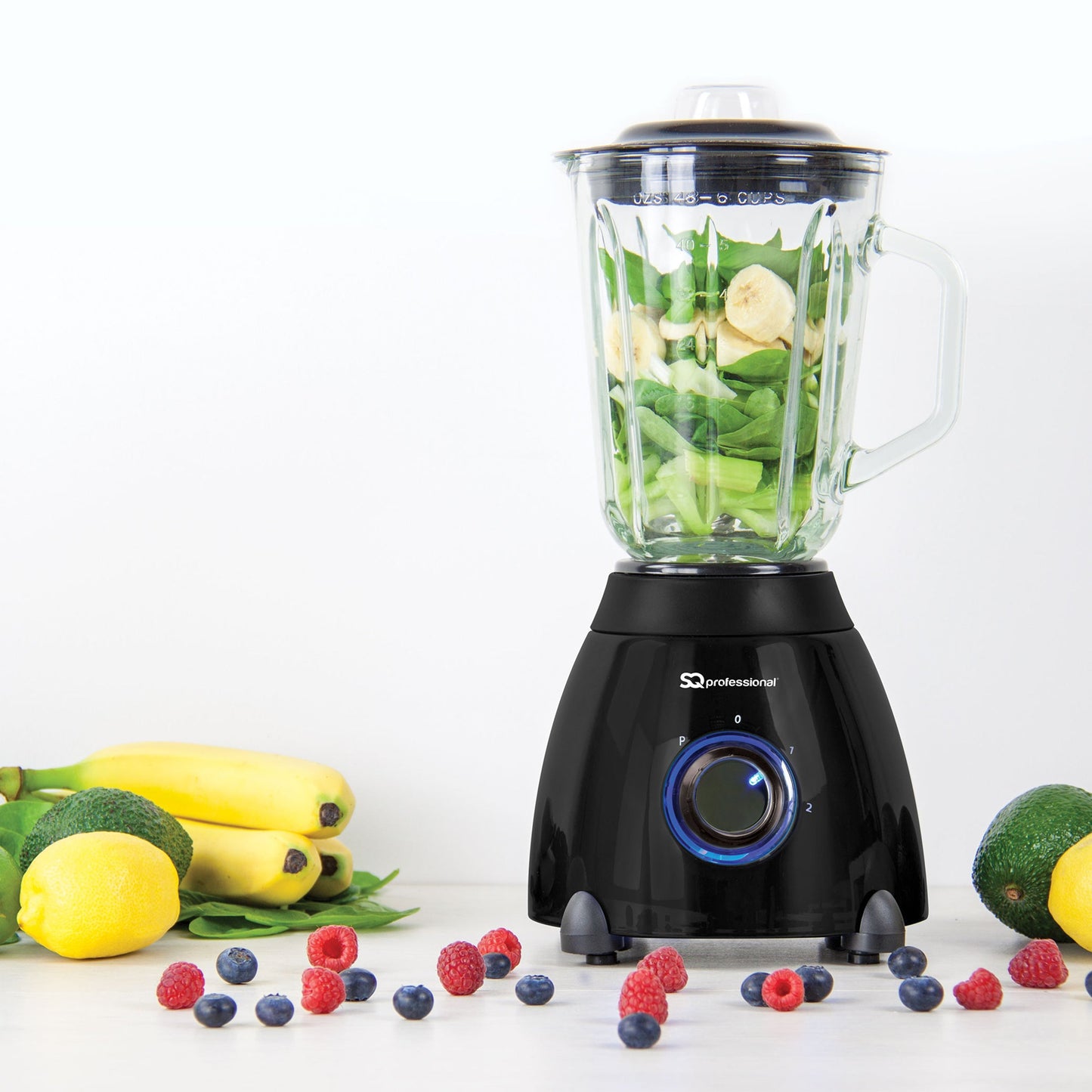 500W 2 in 1 Luminate Blender & Grinder - GEMS - Onyx