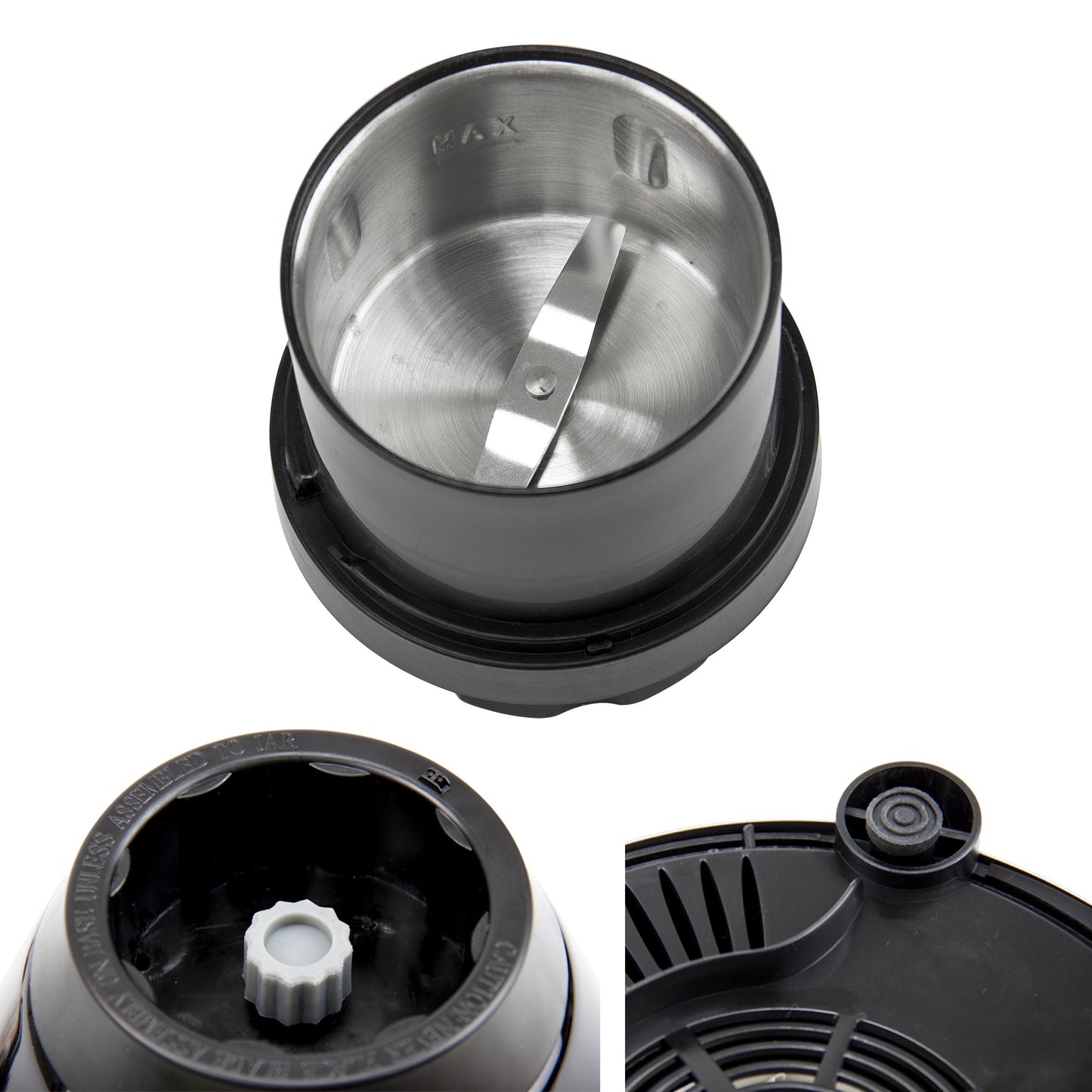 500W 2 in 1 Luminate Blender & Grinder - GEMS - Onyx