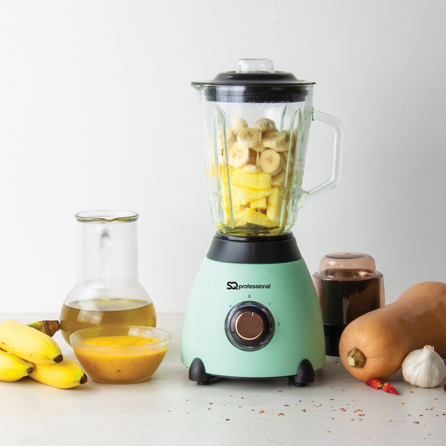 500W 2 in 1 Blender & Grinder - EPOQUE - Green