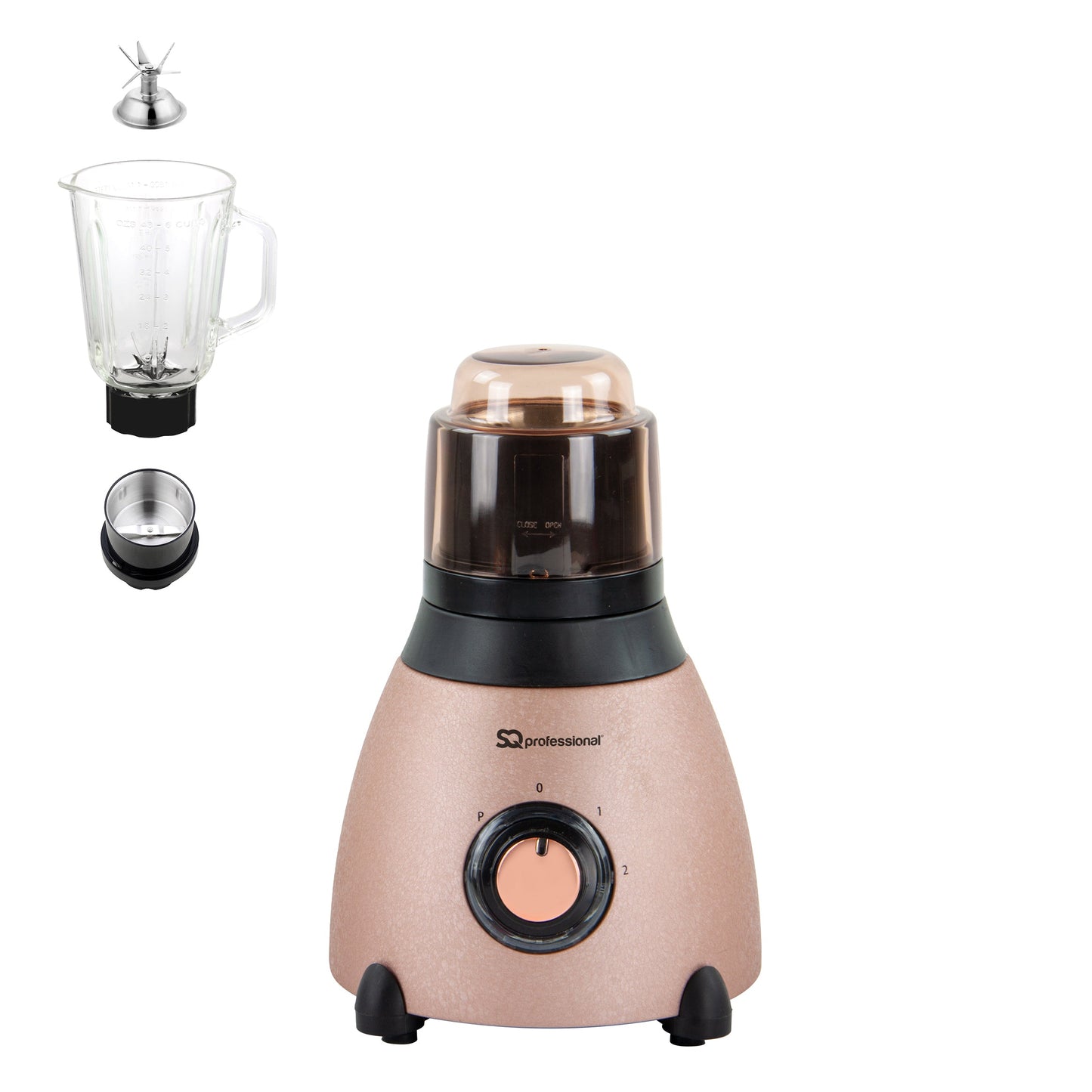 500W 2 in 1 Blender & Grinder - EPOQUE - Pink