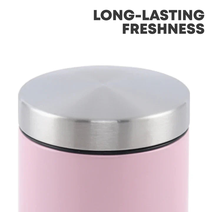 SQ Professional Dainty Airtight Food Canister 3pc Set - Appleblossom