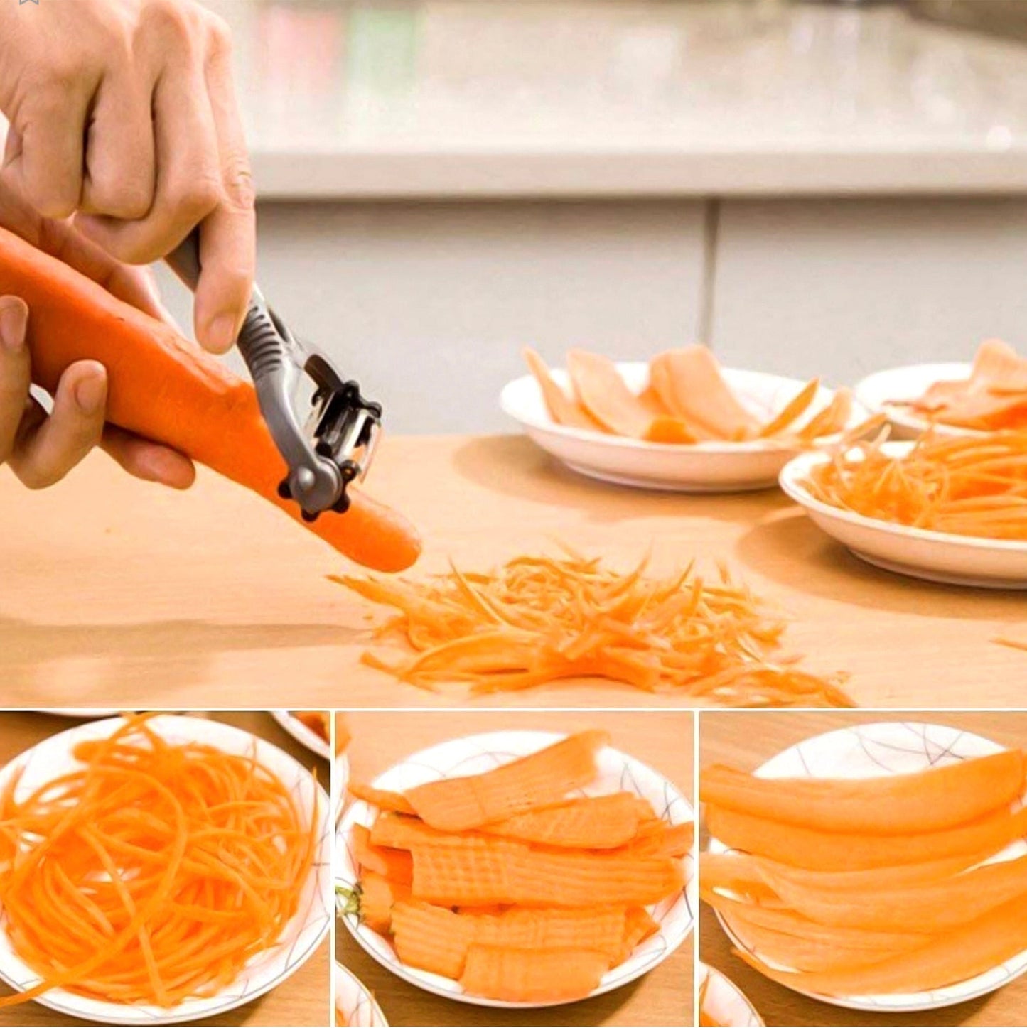 Durane Multi Blade Hand Peeler 3 in 1