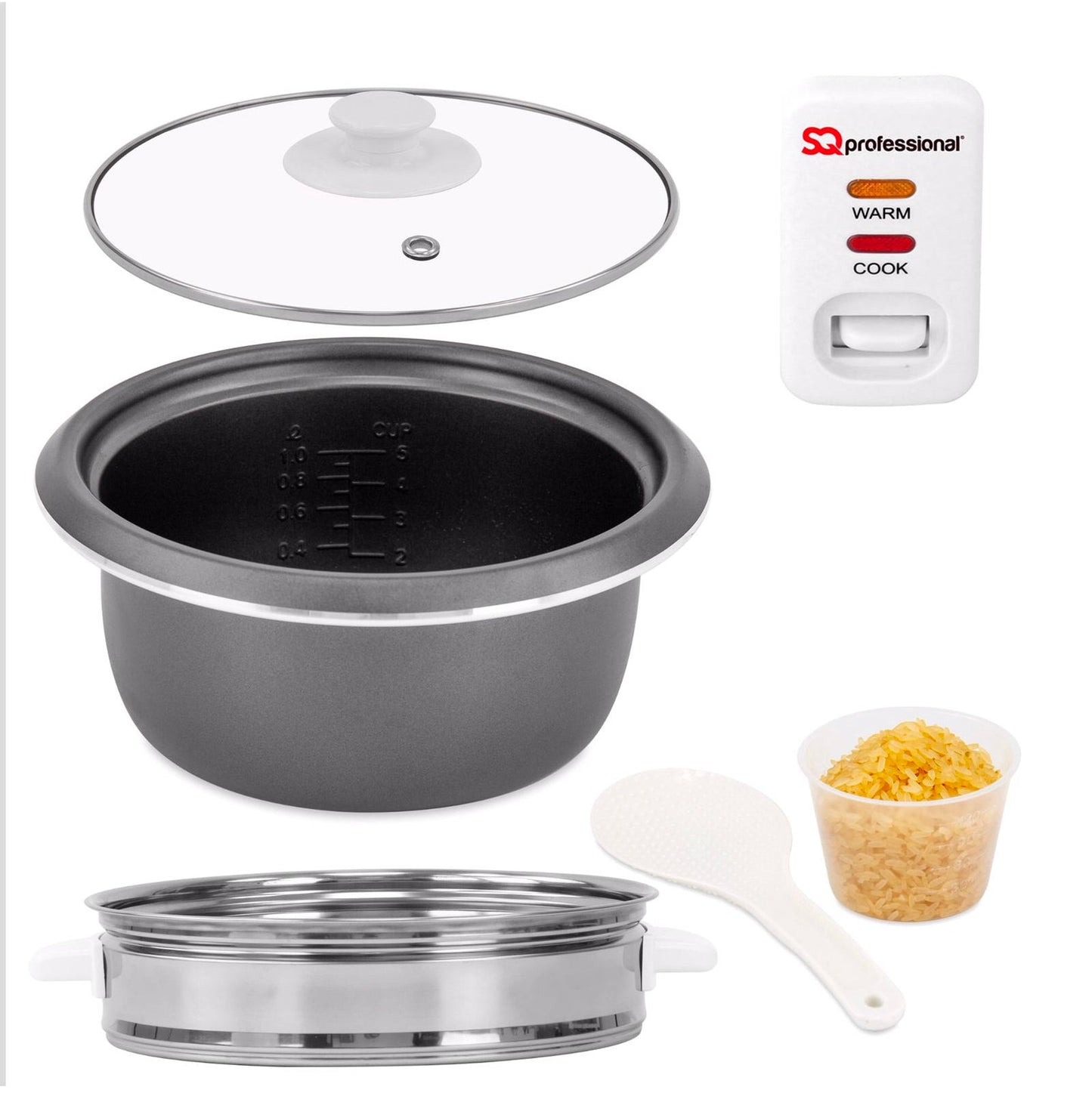 Blitz Electric Rice Cooker with Steamer - 2.8L