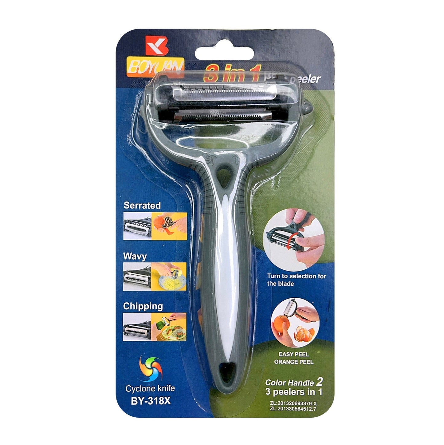 Durane Multi Blade Hand Peeler 3 in 1