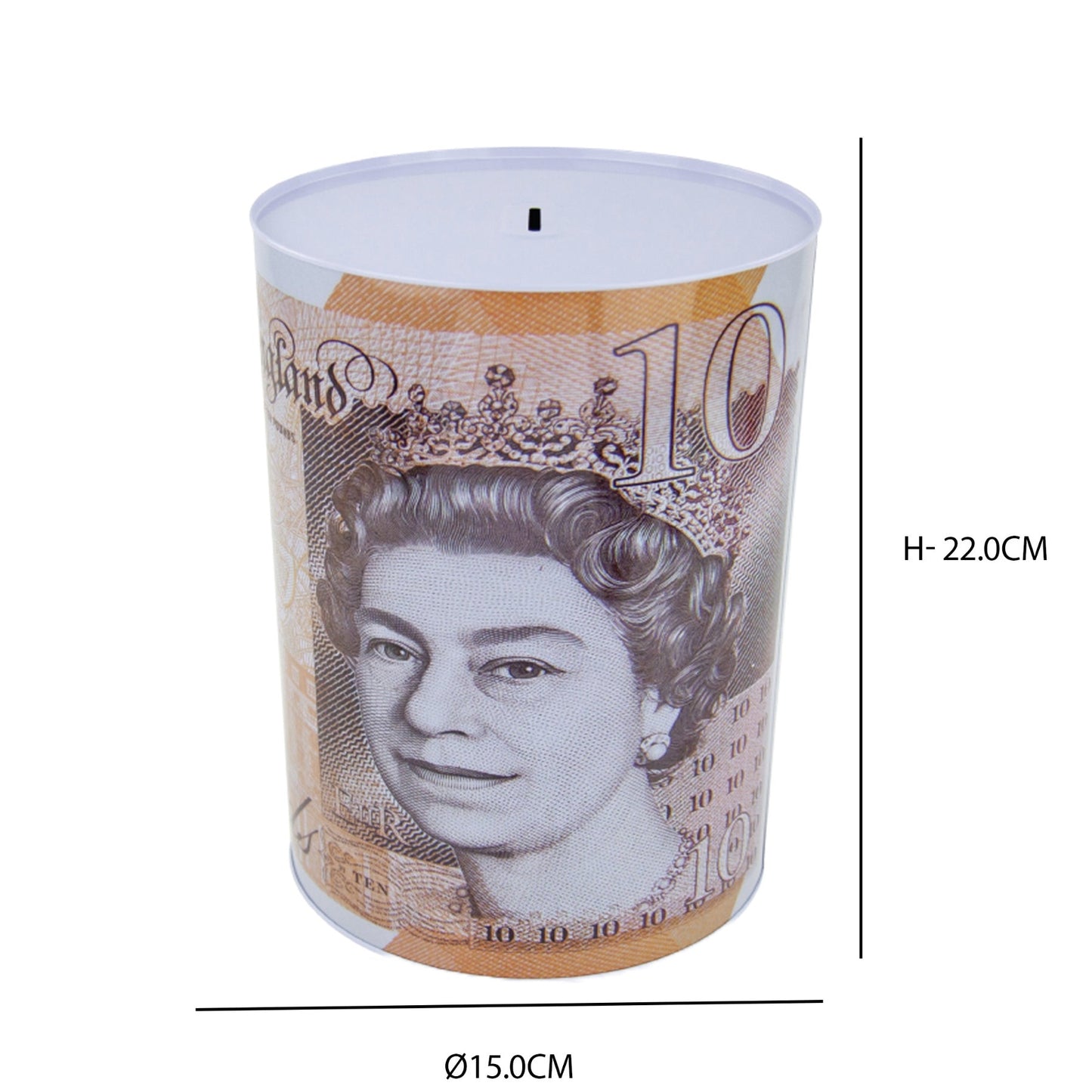 Coin Box Pound Sterling - 15cm X 22cm