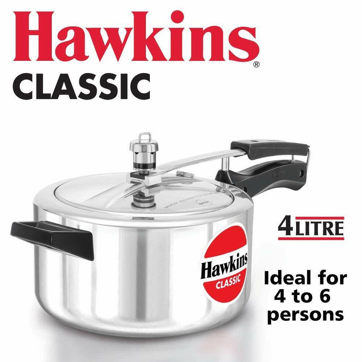 Hawkins Pressure Cooker - CLASSIC - Silver - 4 L