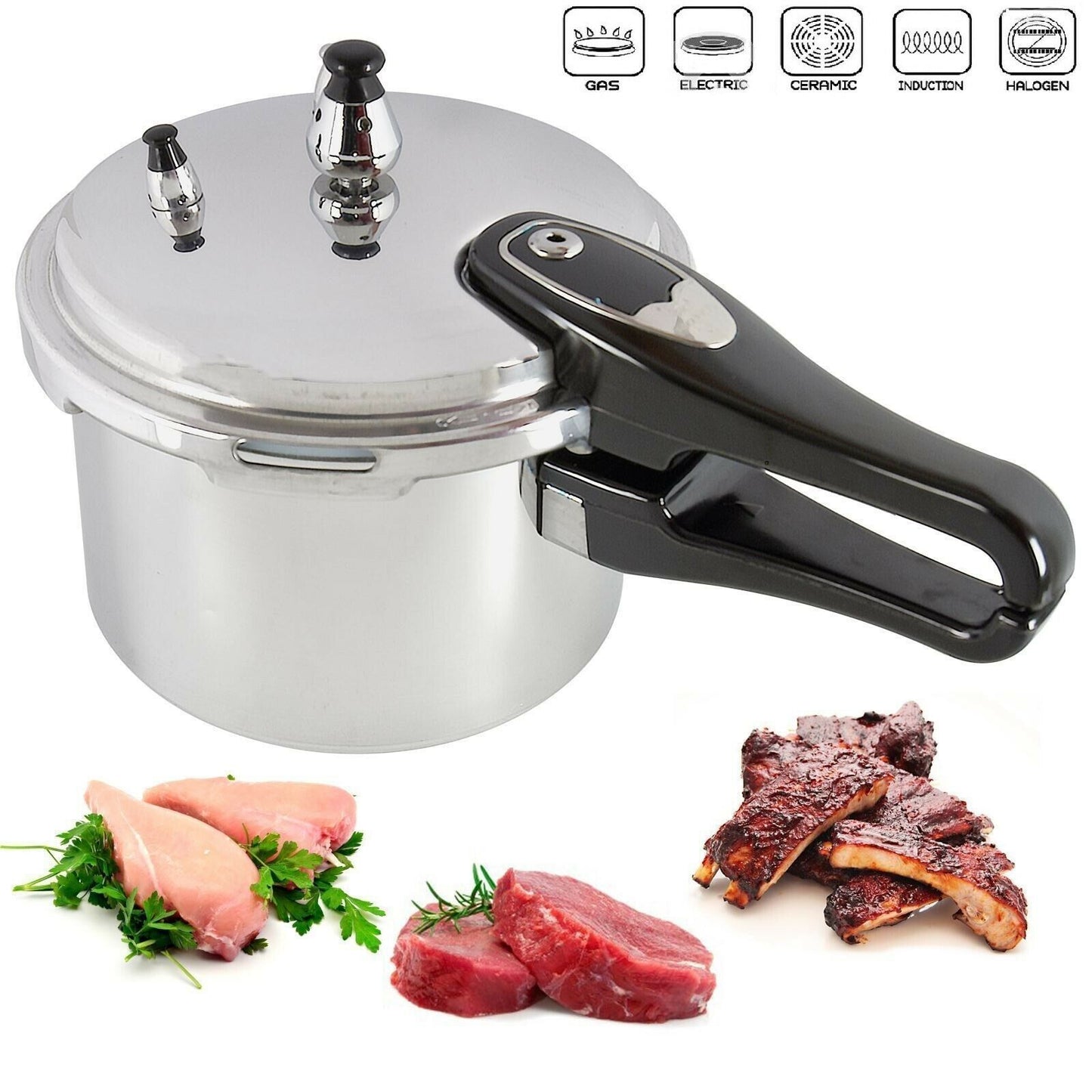Pressure Cooker - Aluminium - 3 L