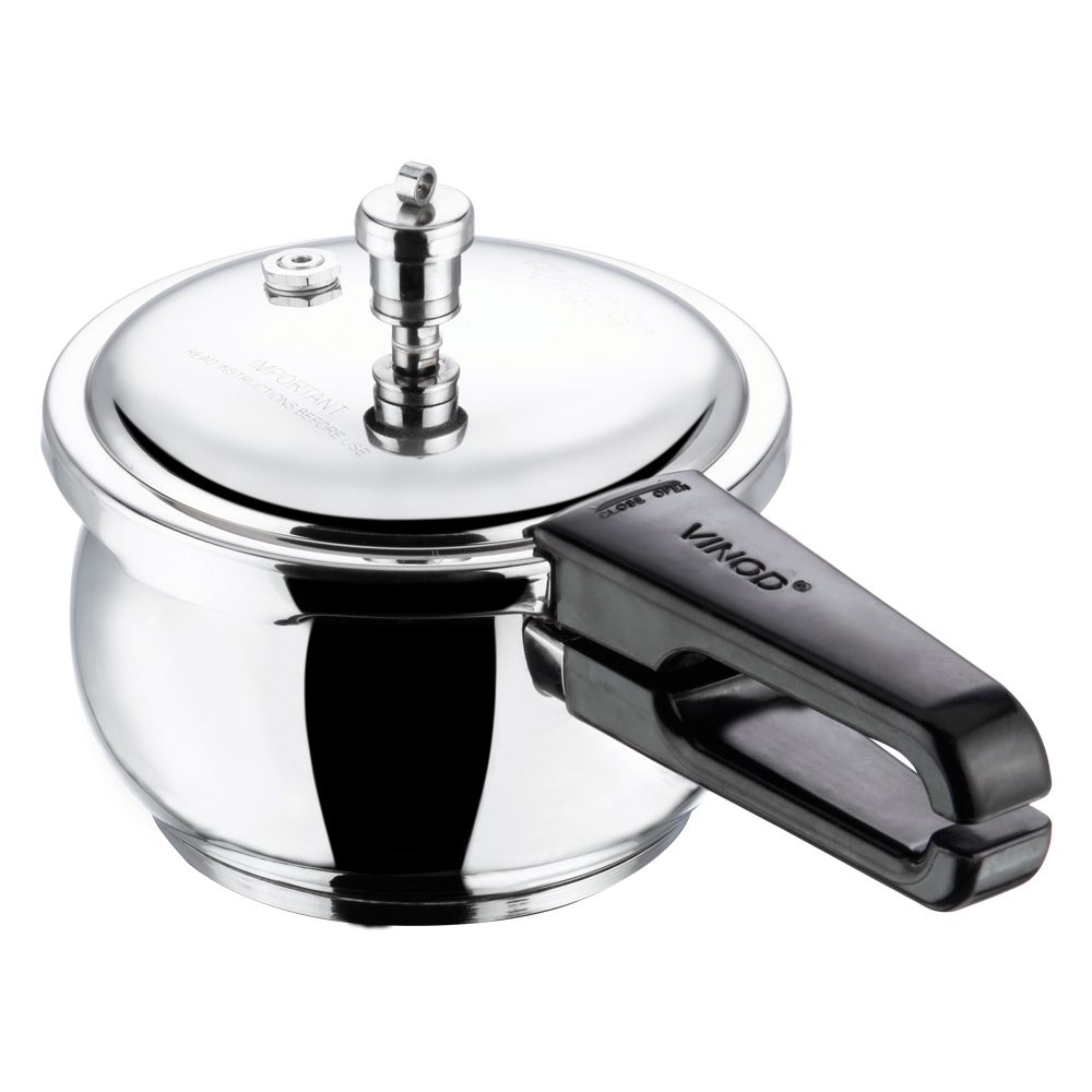 VINOD-Stainless Steel Pressure Cooker -3.5 L- Induction Base - SPLENDID PLUS - 3.5 L