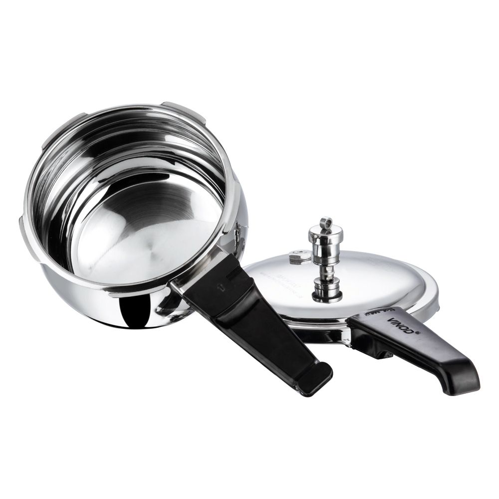 VINOD-Stainless Steel Pressure Cooker-2.5 L - Induction Base - SPLENDID PLUS -2.5 L