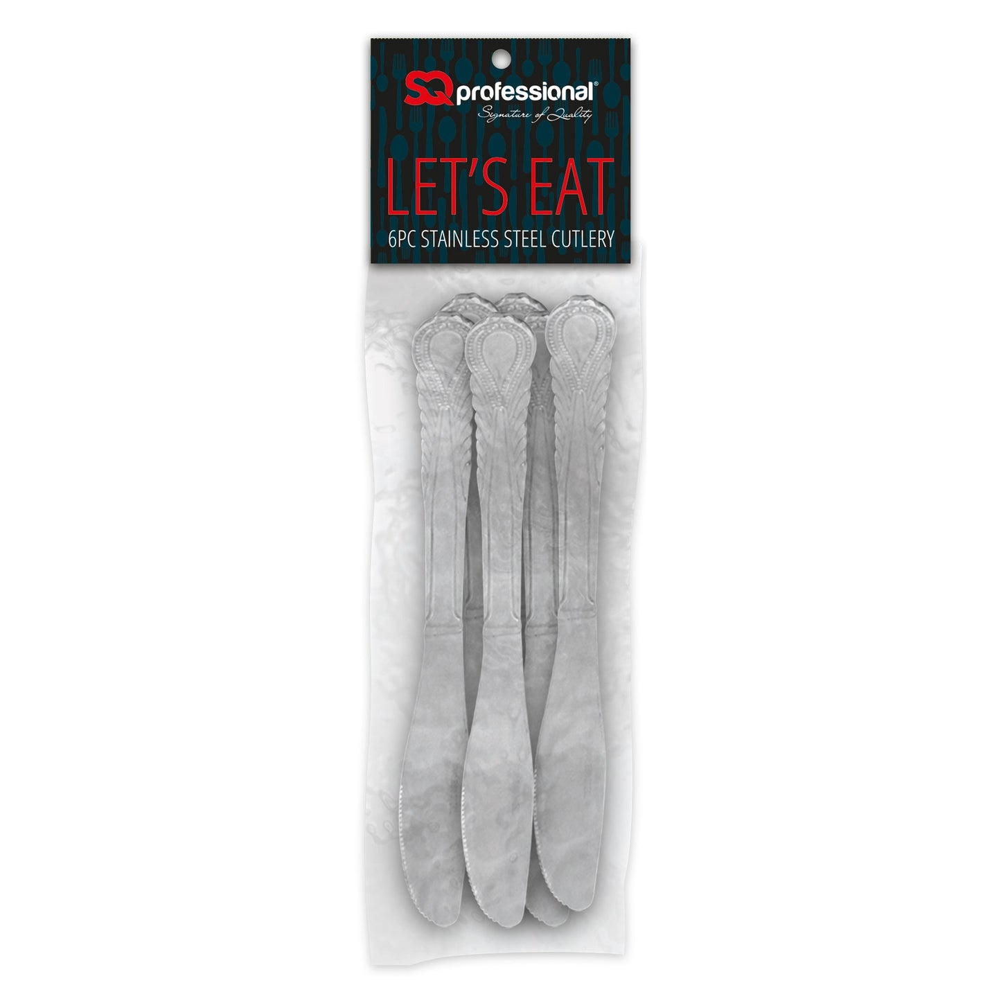 Stainless Steel Table Knives - 6 Pcs Set