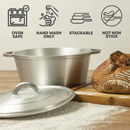 Galaxis Medium Aluminium Dutch Pots - 4 Pcs Set