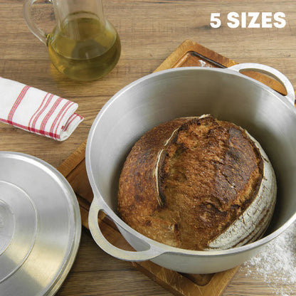 Galaxis Aluminium Dutch Pots - 5 Pcs Set