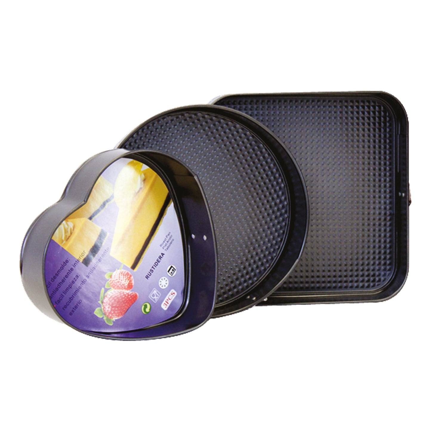 Cake Tins - Assorted - 3 Pcs Set