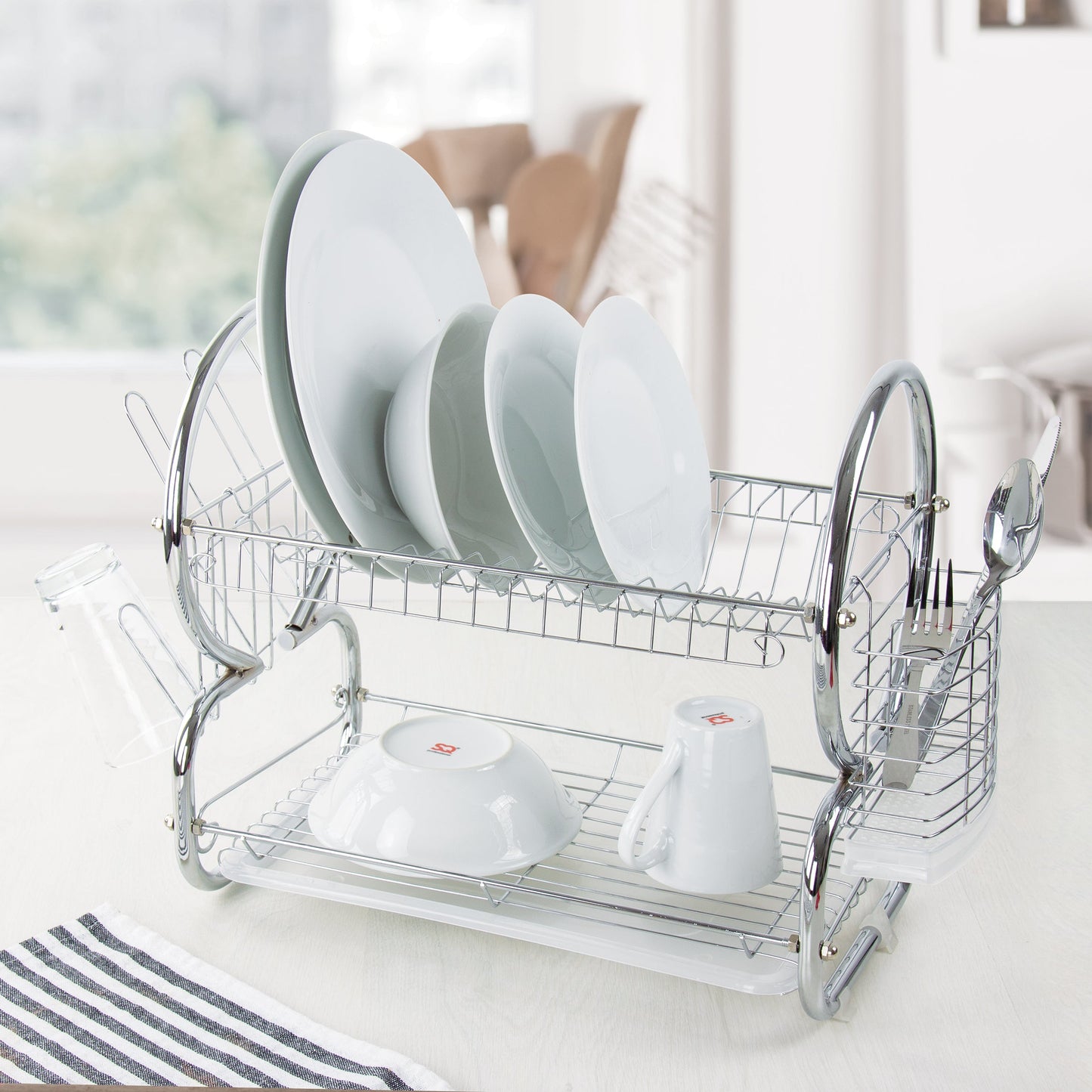 Dish Drainer - Silver