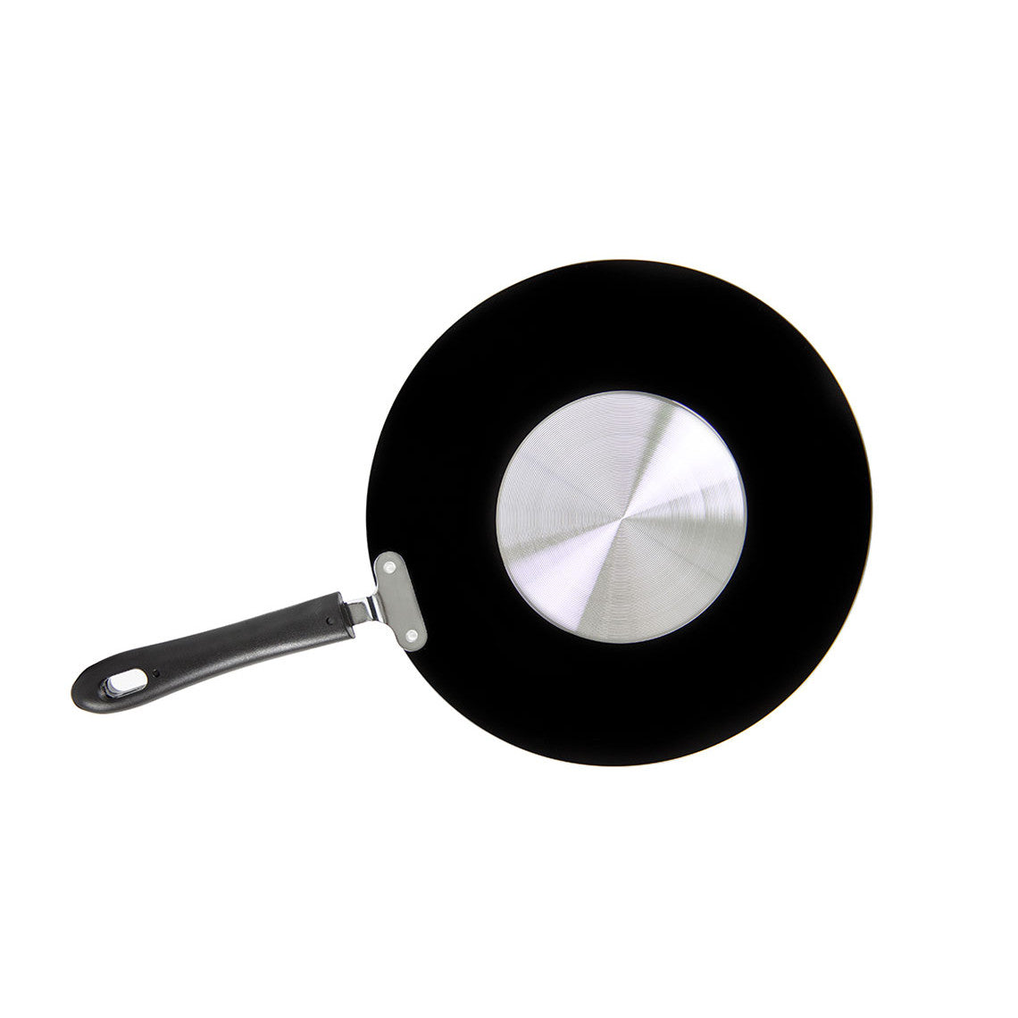 Flat Tawa Pan - Black - 30 cm