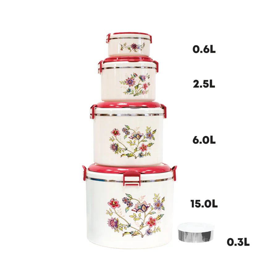 Hot Pots - ELITE ELEGANCE - White - 5 Pcs Set