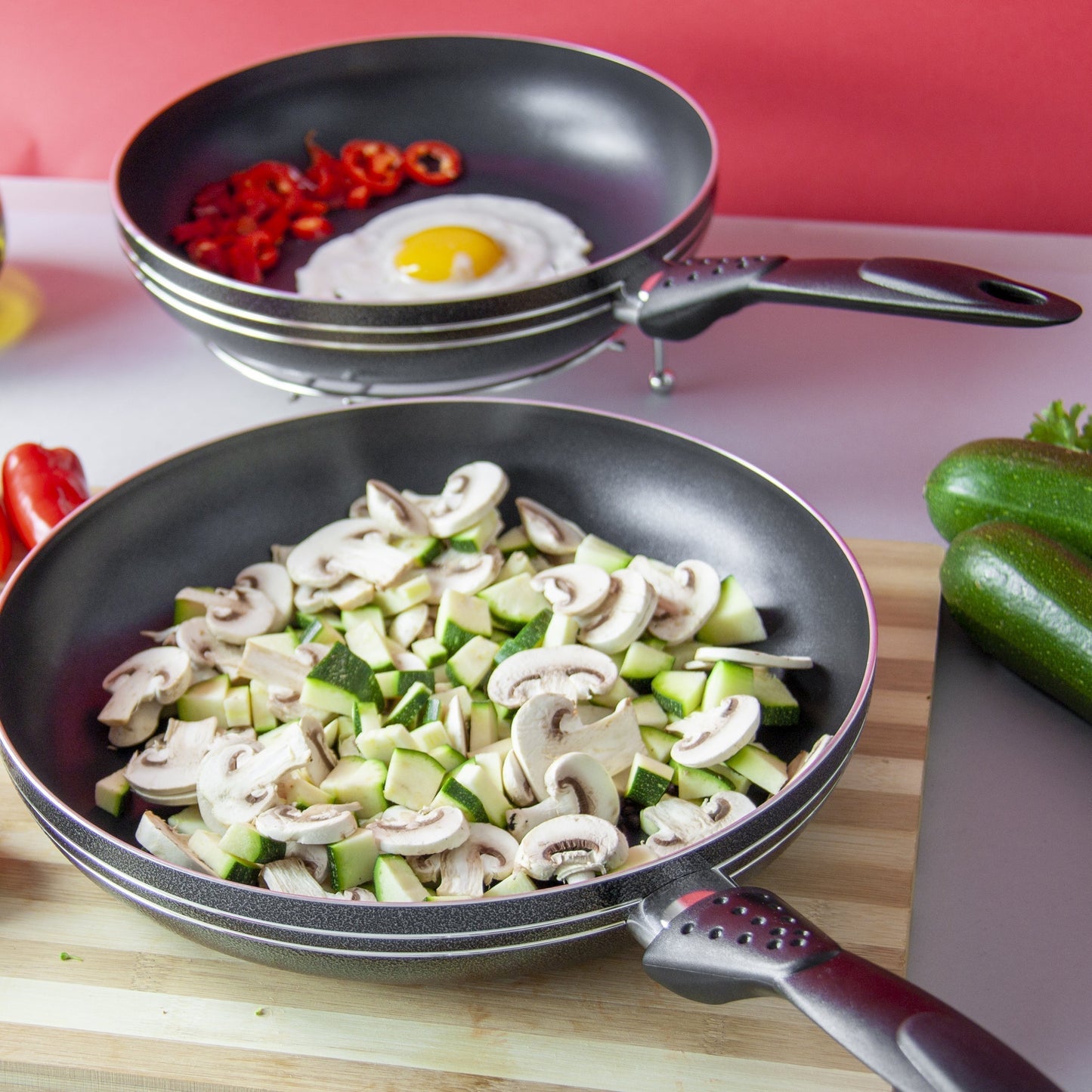 Frying Pan - Induction Base - UNA - 28 cm