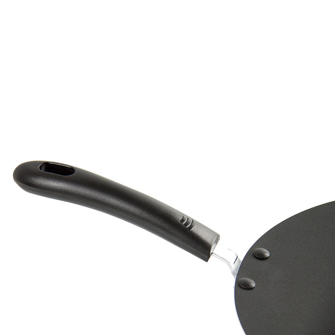 Flat Tawa Pan - Black - 30 cm