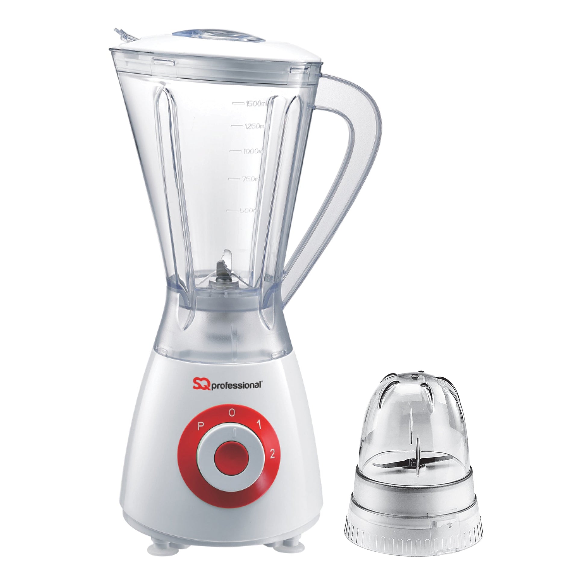 600W 2 in 1 Blender & Grinder - BLITZ SUPERBLEND - Red - 100g