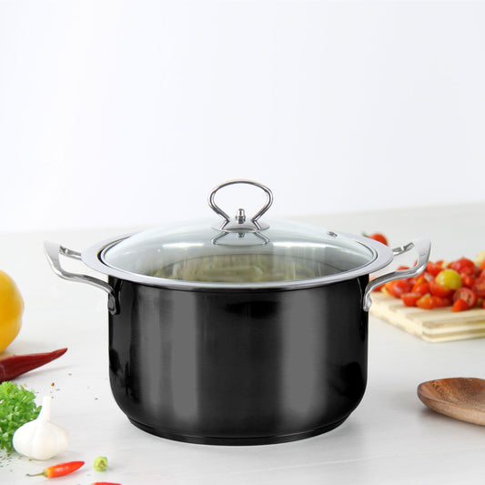 Stainless Steel Stockpot - Induction Base - ONYX - 24cm