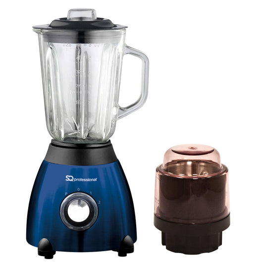 500W 2 in 1 Luminate Blender & Grinder - GEMS - Sapphire