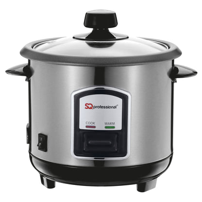 Electric Rice Cooker - LUSTRO - Stainless Steel - 1.8 L
