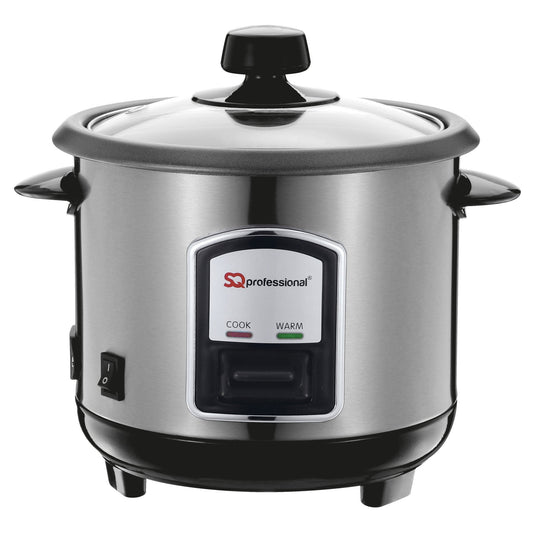 Electric Rice Cooker - LUSTRO - Stainless Steel - 1.8 L