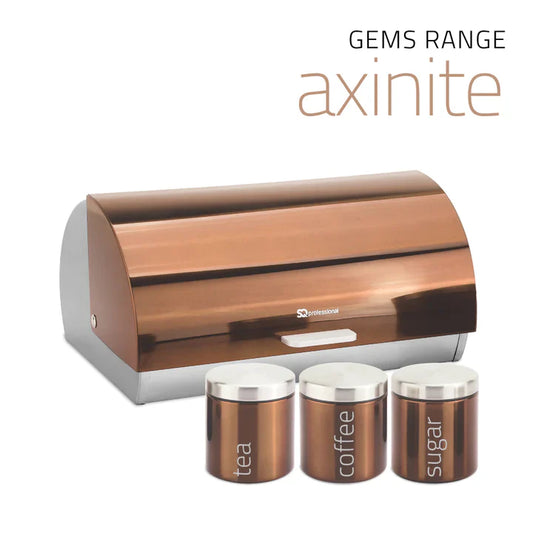 Bread Bin & Canisters Set - GEMS - Axinite