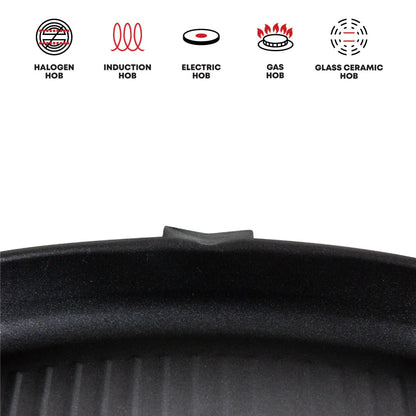 Non-Stick Square Grill Pan - Carbon Steel - ULTIMATE - 28CM