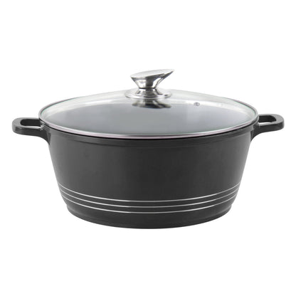 Die Cast Stockpot With Induction - DURANE - Black - 28cm