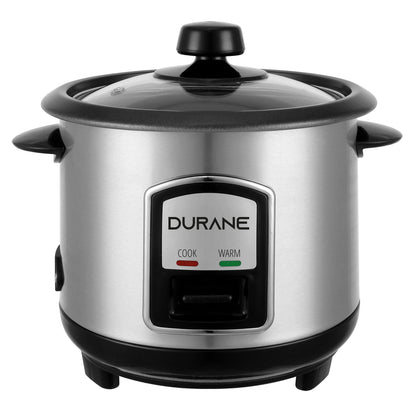 Electric Rice Cooker - DURANE - Stainless Steel - 0.8 L