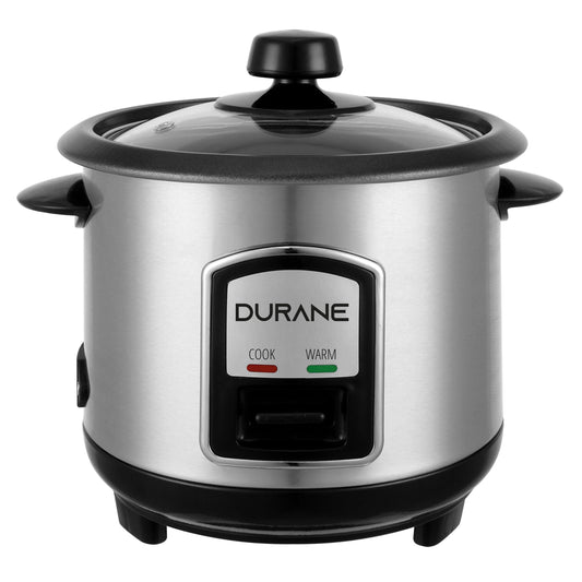 Electric Rice Cooker - DURANE - Stainless Steel - 0.8 L