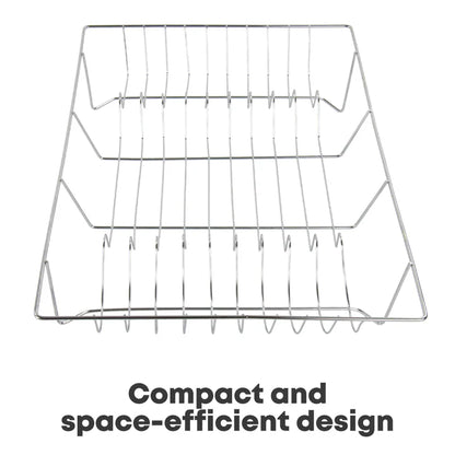 Chrome Dish Drainer - 48X32X9cm