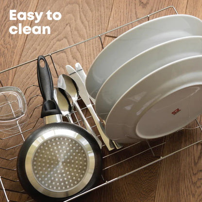 Chrome Dish Drainer - 48X32X9cm