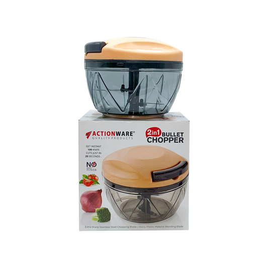 Actionware 2 in 1 Bullet Manual Chopper