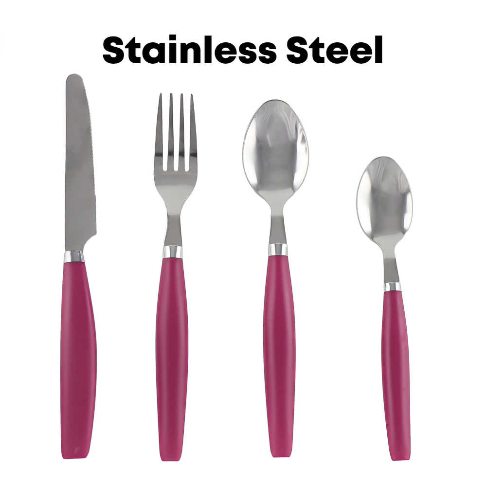 Durane Cutlery Set 24pc - Purple