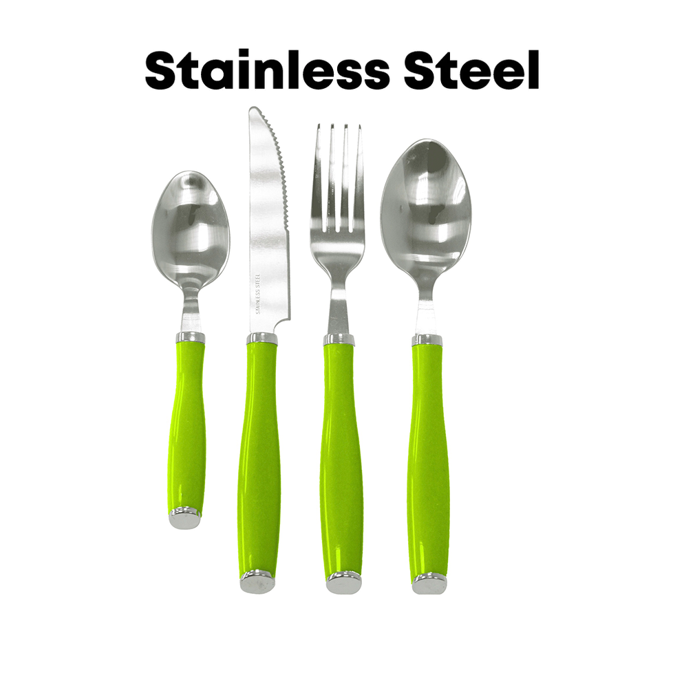 Durane Retro Cutlery Set 24pc - Green