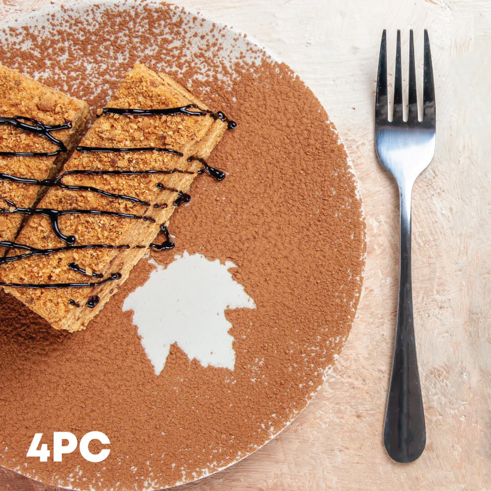 Durane Stainless Steel Dessert Fork Cutlery Set 4pc