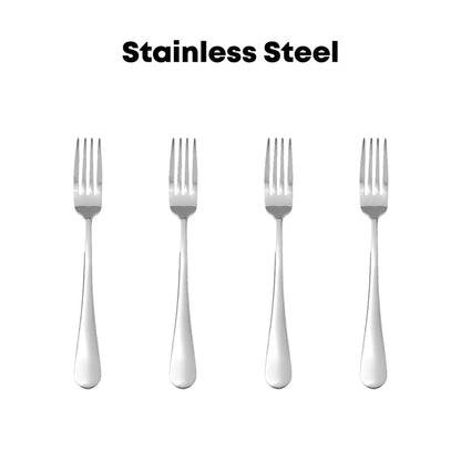 Durane Stainless Steel Dessert Fork Cutlery Set 4pc