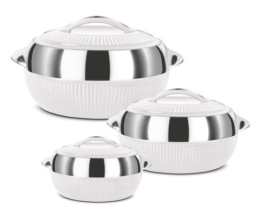 Hot Pots - FIESTA - White - 3 Pcs Set