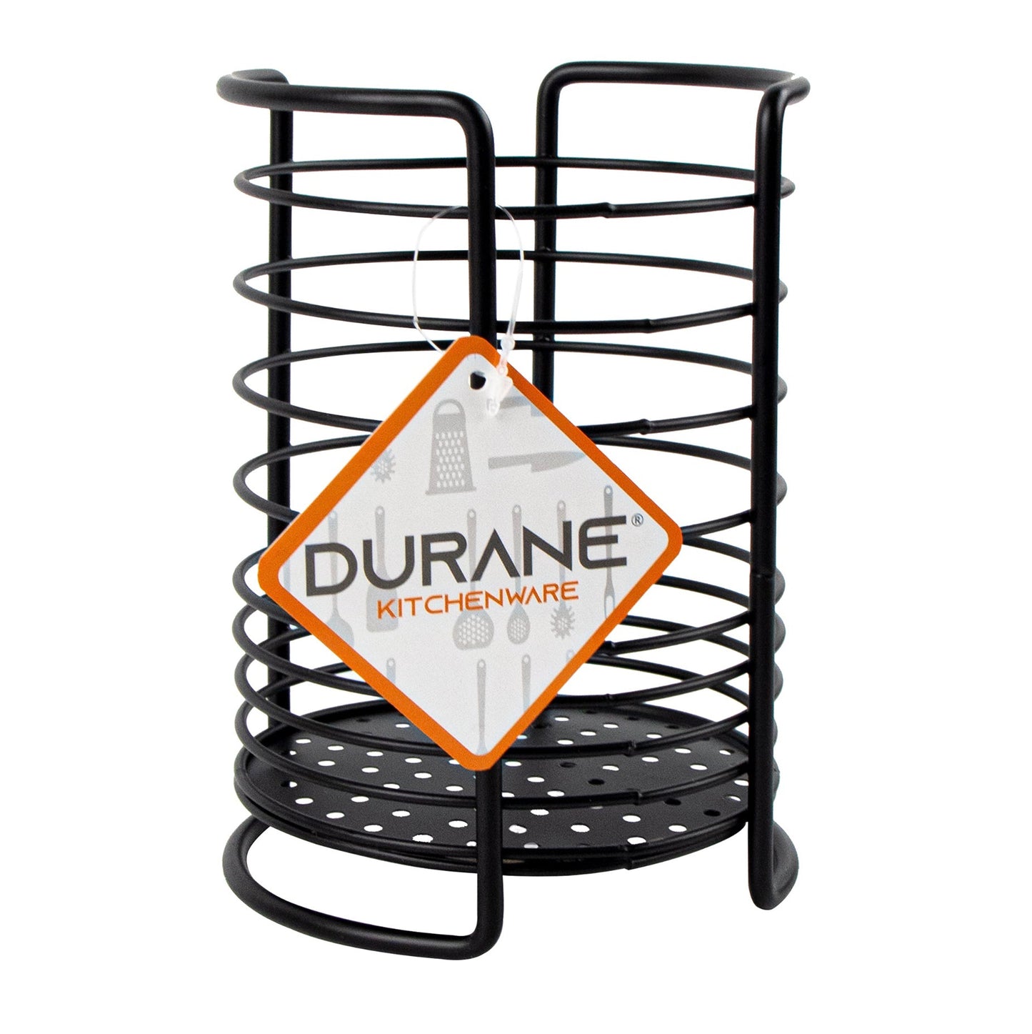 Durane Utensil Holder Round - Black