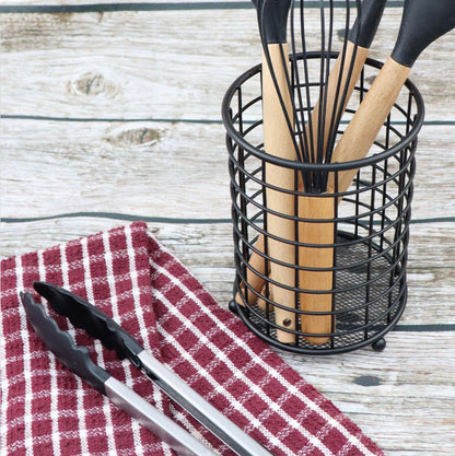Durane Utensil Holder Round Black