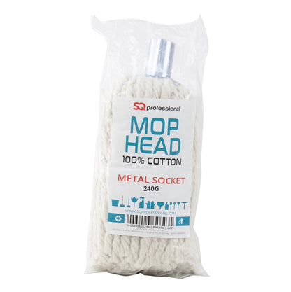 Cotton Mop Head With Metal Socket