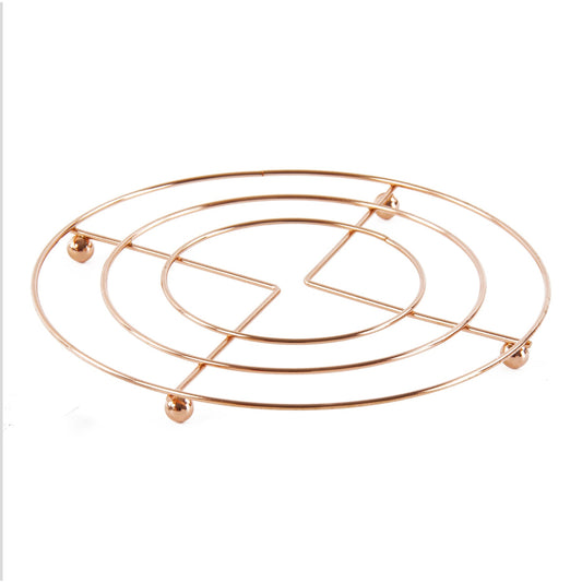 Durane Chrome Trivet Round Copper - 18cm