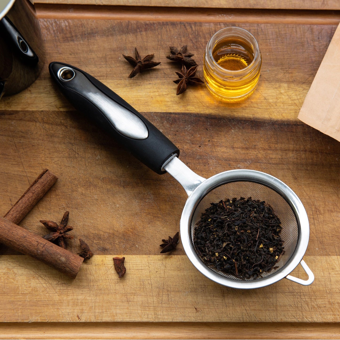 Tea Strainer - Black