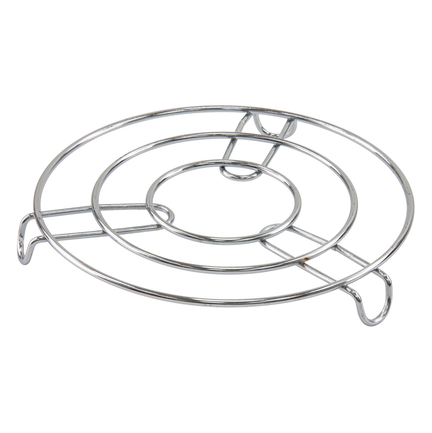 Chrome Stainless Steel Trivet Round - 20cm