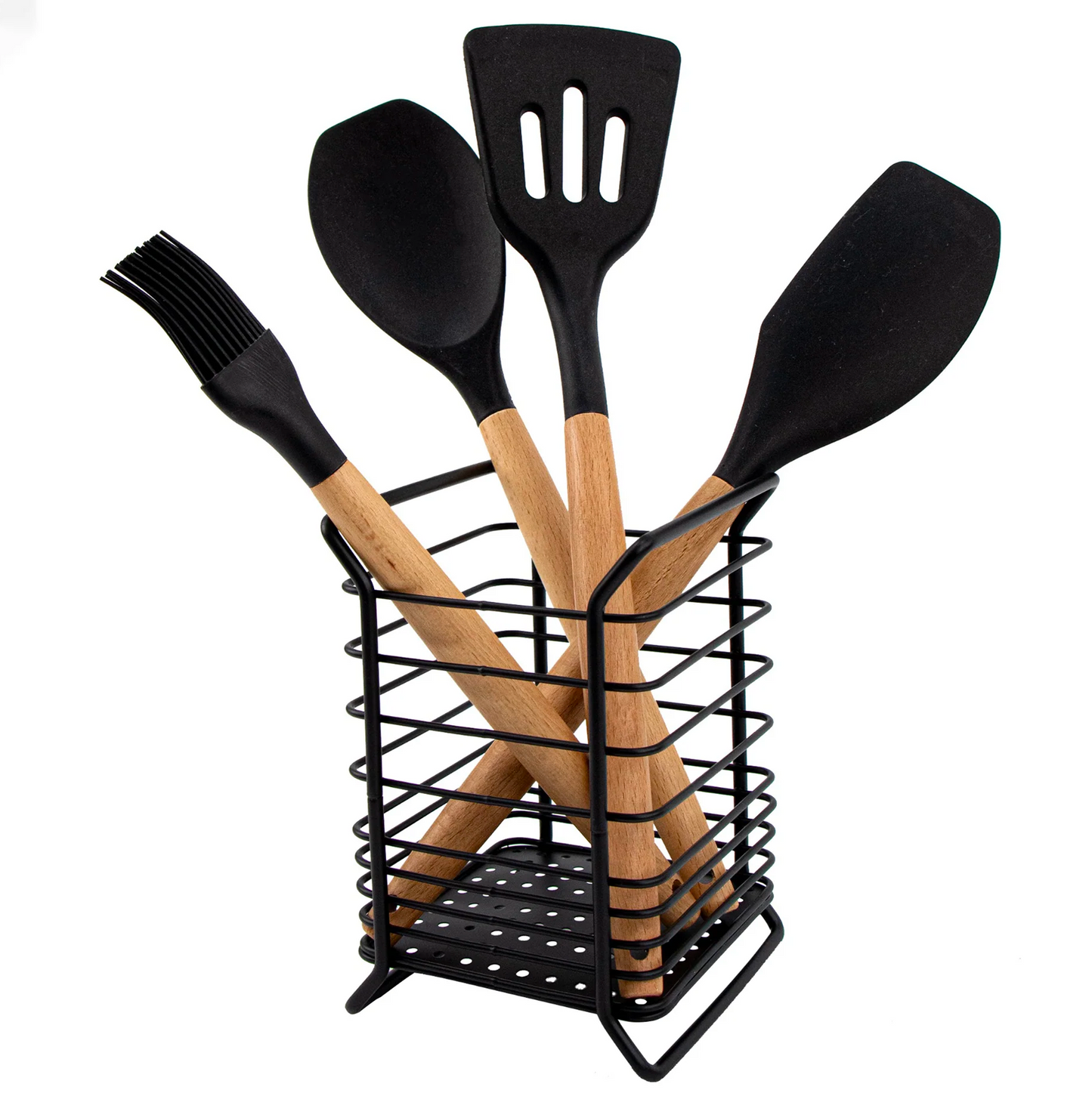 Durane Utensil Holder Square Black