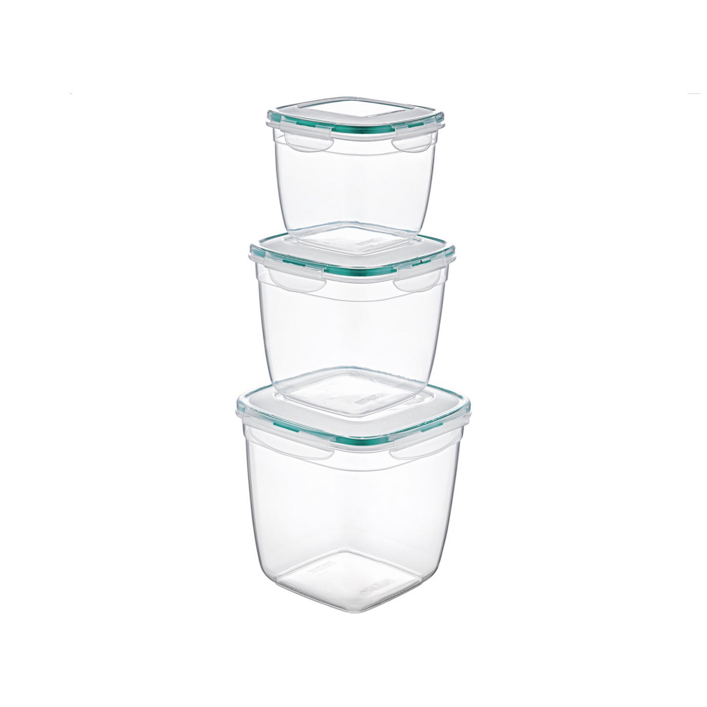 Fresh Box Square Deep 3 Pc Set - 1.1Ltr + 2Ltr + 3.6Ltr